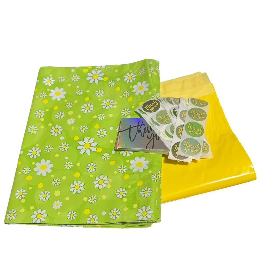 Green Daisy 30 Poly Mailer Bundle